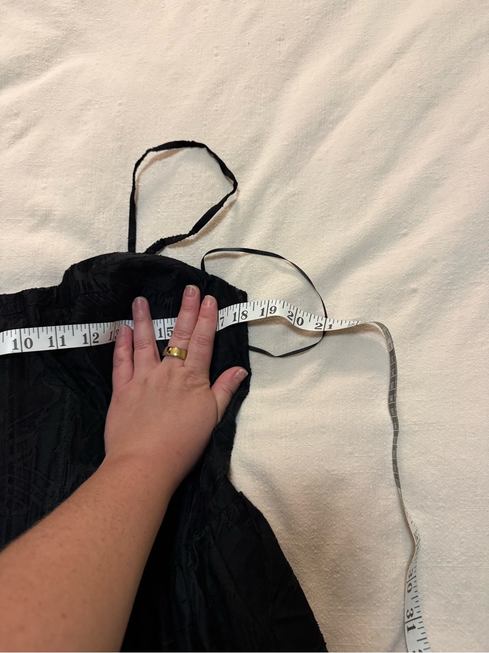Astr Linelly Jacquard Bustier Skater Dress in Black - Picture 7 of 8